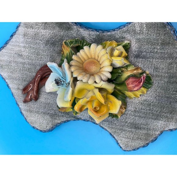 Vintage Italian Porcelain Capodimonte Plaque - Picture 4 of 10